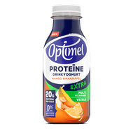 Optimel Drinkyoghurt protein mango sinaas Foto van Optimel Drinkyoghurt protein mango sinaas