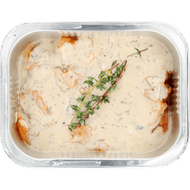 Ovenschotel kipdij champignon Foto van Ovenschotel kipdij champignon