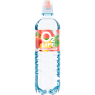 Foto van O2Life Mineraalwater green tea peach