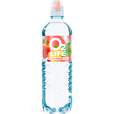 O2Life Mineraalwater green tea peach