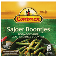 Foto van Conimex Boemboe sajoer boontjes
