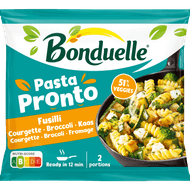 Bonduelle Pasta pronto fusili courgette broccoli kaas Foto van Bonduelle Pasta pronto fusili courgette broccoli kaas