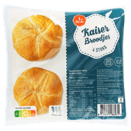 1 de Beste Kaiserbroodje 4 stuks Foto van 1 de Beste Kaiserbroodje 4 stuks
