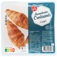 Foto van 1 de Beste Roomboter croissants 4 stuks