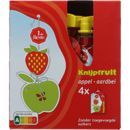 1 de Beste Knijpfruit appel/aardbei Foto van 1 de Beste Knijpfruit appel/aardbei