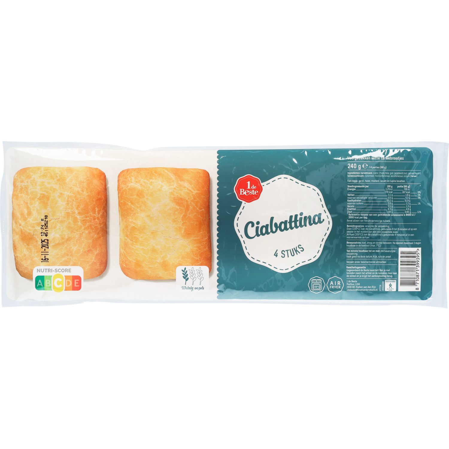 1 de Beste Ciabattinas 4 st.