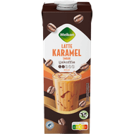 Melkan Ijskoffie latte karamel Foto van Melkan Ijskoffie latte karamel