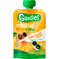 GOODIES Knijpzakje abrikoos-appel 3+ jaar Foto van GOODIES Knijpzakje abrikoos-appel 3+ jaar