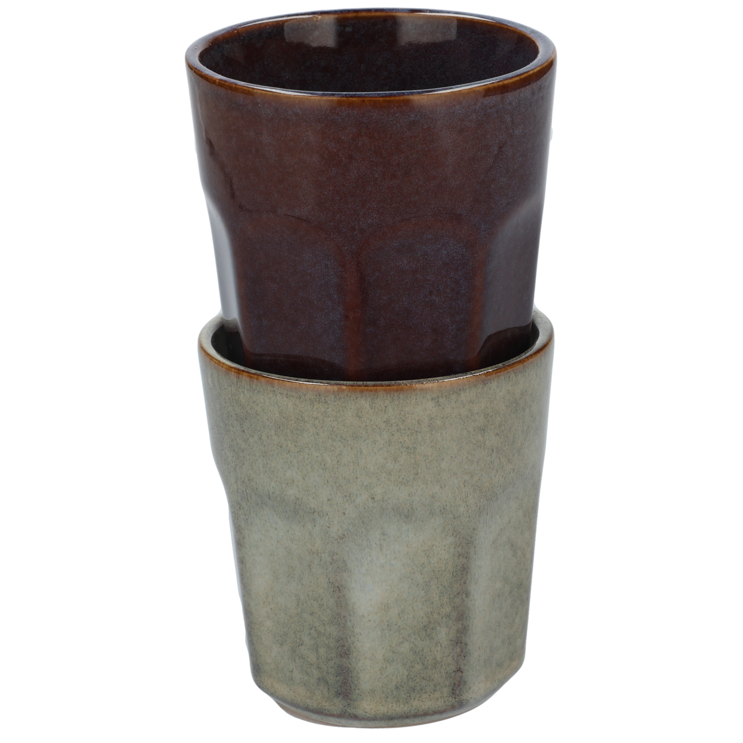 Stoneware mok 200 ml donkerblauw