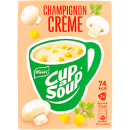 Knorr Cup-a-soup champignon creme 3 st. Foto van Knorr Cup-a-soup champignon creme 3 st.