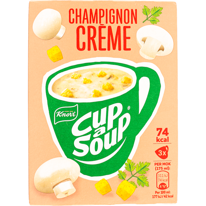 Knorr Cup-a-soup champignon creme 3 st.