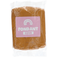 Bakken & Versieren Rolfondant goud Foto van Bakken & Versieren Rolfondant goud