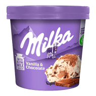 Foto van Milka Vanille chocolade pint