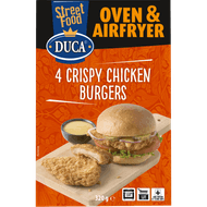 Duca Crispy chicken burgers Foto van Duca Crispy chicken burgers