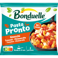 Bonduelle Pasta pronto gnocchi tomaat mozzarella Foto van Bonduelle Pasta pronto gnocchi tomaat mozzarella