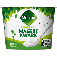Melkan Franse kwark mager Foto van Melkan Franse kwark mager