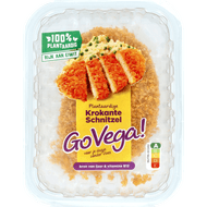 Go Vega Krokante kipsnitzel 2 stuks Foto van Go Vega Krokante kipsnitzel 2 stuks
