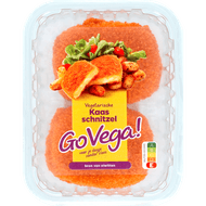 Go Vega Kaasschnitzel 2 stuks Foto van Go Vega Kaasschnitzel 2 stuks