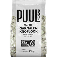 Klaas Puul Wok garnalen knoflook Foto van Klaas Puul Wok garnalen knoflook
