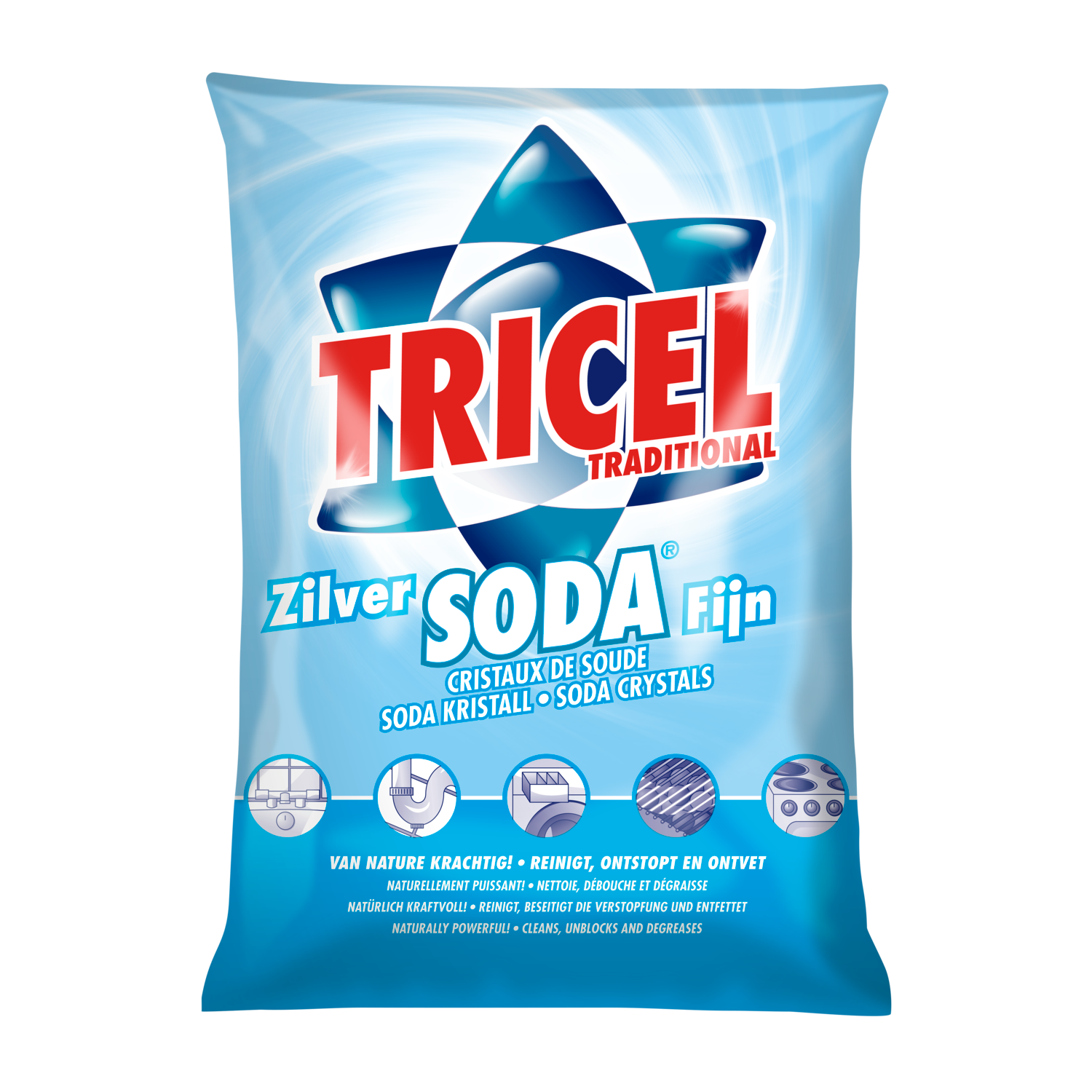 Tricel Silver soda fijn