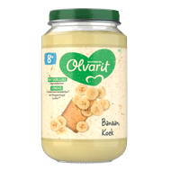 Olvarit 8+ Maanden Banaan Koek Foto van Olvarit 8+ Maanden Banaan Koek