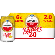 Amstel Radler citroen 6x33 cl Foto van Amstel Radler citroen 6x33 cl