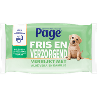 Page Vochtig toiletpapier aloe vera Foto van Page Vochtig toiletpapier aloe vera
