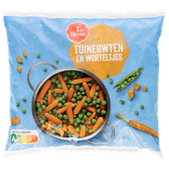 1 de Beste Tuinerwten wortelen Foto van 1 de Beste Tuinerwten wortelen