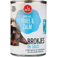 1 de Beste Kattenvoer forel-zalm in saus Foto van 1 de Beste Kattenvoer forel-zalm in saus