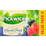 Pickwick Vruchtenthee forest fruit 40 zk. Foto van Pickwick Vruchtenthee forest fruit 40 zk.