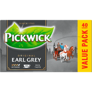 Pickwick Zwarte thee earl grey kop 40zk. Foto van Pickwick Zwarte thee earl grey kop 40zk.