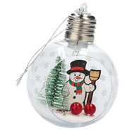 Kerstbal met led Foto van Kerstbal met led