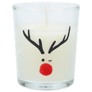 Kerst geurkaarsje Foto van Kerst geurkaarsje