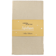 Tafelloper kerst goud/zilver 45x150cm Foto van Tafelloper kerst goud/zilver 45x150cm