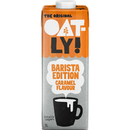Oatly Haver barista caramel flavour Foto van Oatly Haver barista caramel flavour
