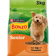 Bonzo Hondenvoer senior kip-groenten Foto van Bonzo Hondenvoer senior kip-groenten