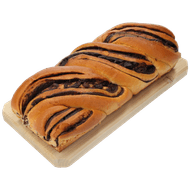 Tilly Vlechtbrioche chocolade met chocolade stukjes Foto van Tilly Vlechtbrioche chocolade met chocolade stukjes