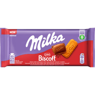 Milka Chocoladereep biscoff Foto van Milka Chocoladereep biscoff