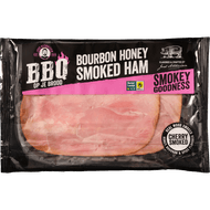 Foto van Smokey Goodness Bourbon honey smoked ham