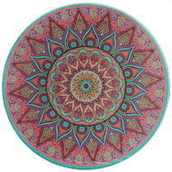 Foto van Diamond painting op canvas 30cm