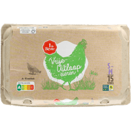 Foto van 1 de Beste Vrije uitloop eieren wit s-m