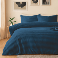 Foto van Teddy rib dekbedovertrek 240 x 200 cm