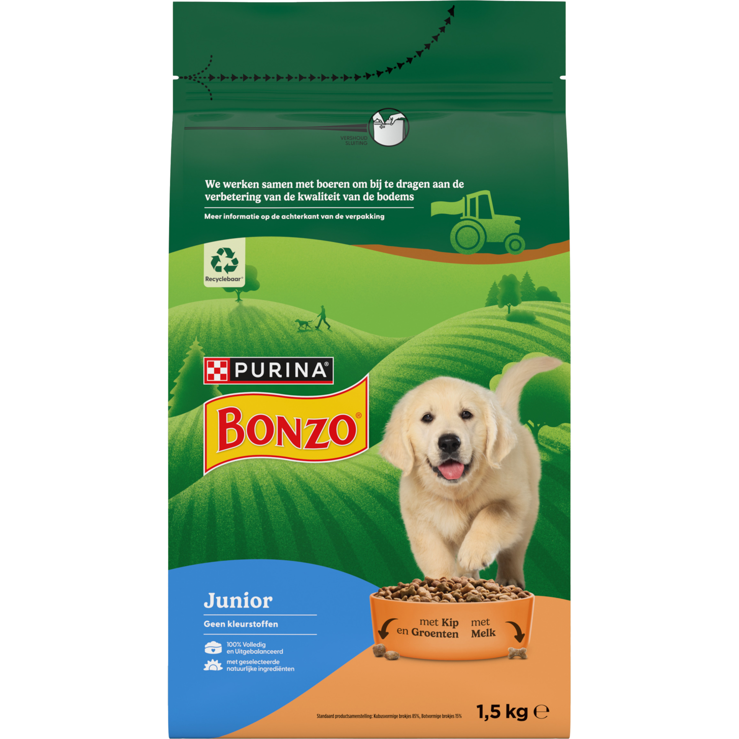 Bonzo Hondenvoer junior kip-groenten