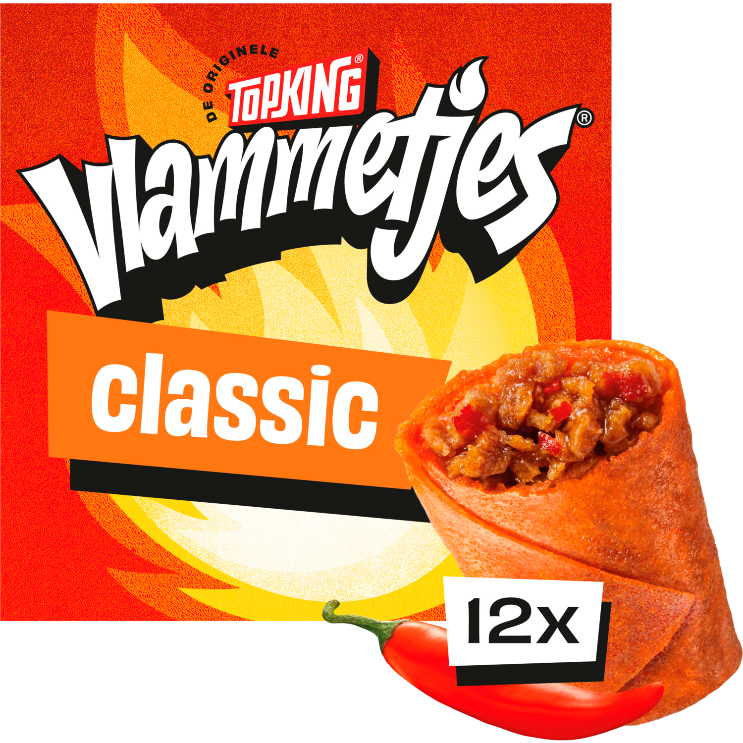 Topking Vlammetjes 12 stuks