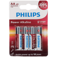 Foto van Philips Power alkaline batterijen AA
