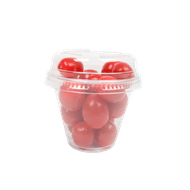 Gezond tussendoortje snacktomaten Foto van Gezond tussendoortje snacktomaten