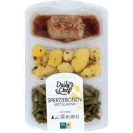 Daily Chef Sperziebonen met slavink en krieltjes Foto van Daily Chef Sperziebonen met slavink en krieltjes