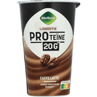 Melkan Ijskoffie protein Foto van Melkan Ijskoffie protein