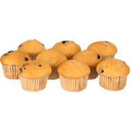 Vers Mini muffins vanille choc. 10 st. Foto van Vers Mini muffins vanille choc. 10 st.
