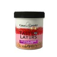 Taste the layers raspberry lemon pie Foto van Taste the layers raspberry lemon pie